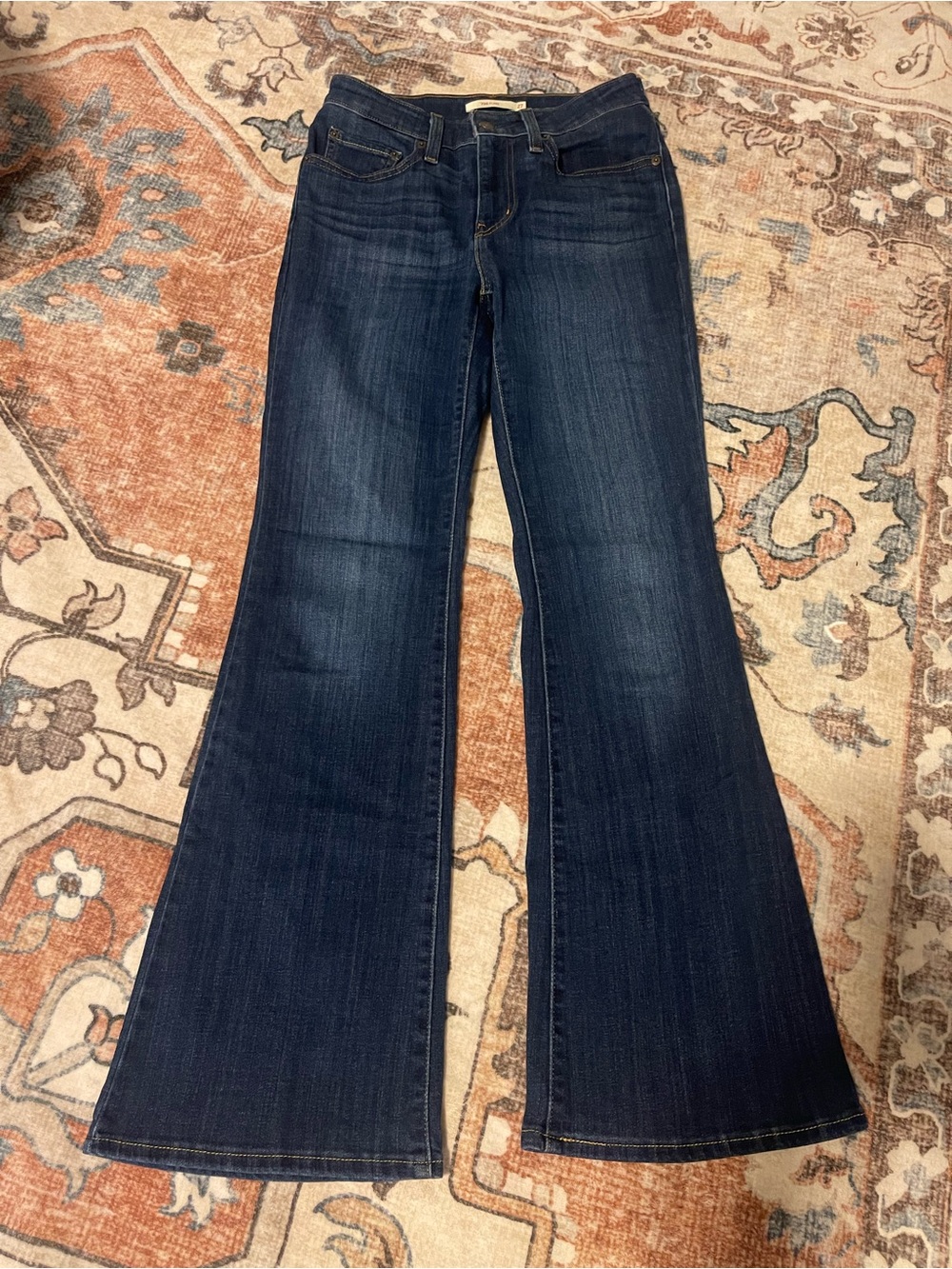 Levi's Dark Blue Flare Jeans